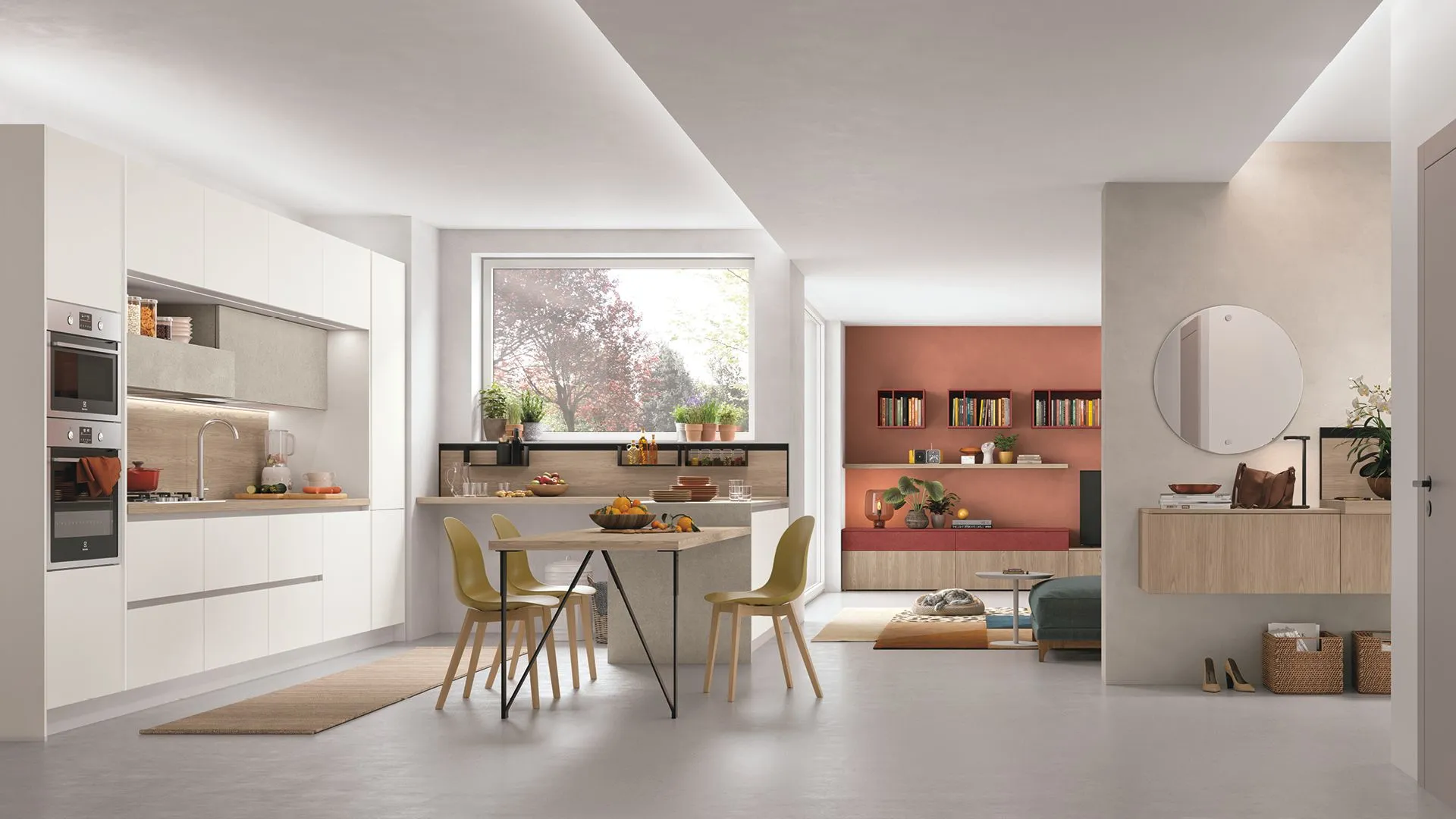 Young 08 Noce Marino, Pietra Ghiaia, Pietra Corallo, Artico